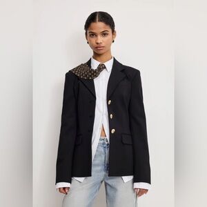 Good American - Soft Stretch Ponte Classic Blazer